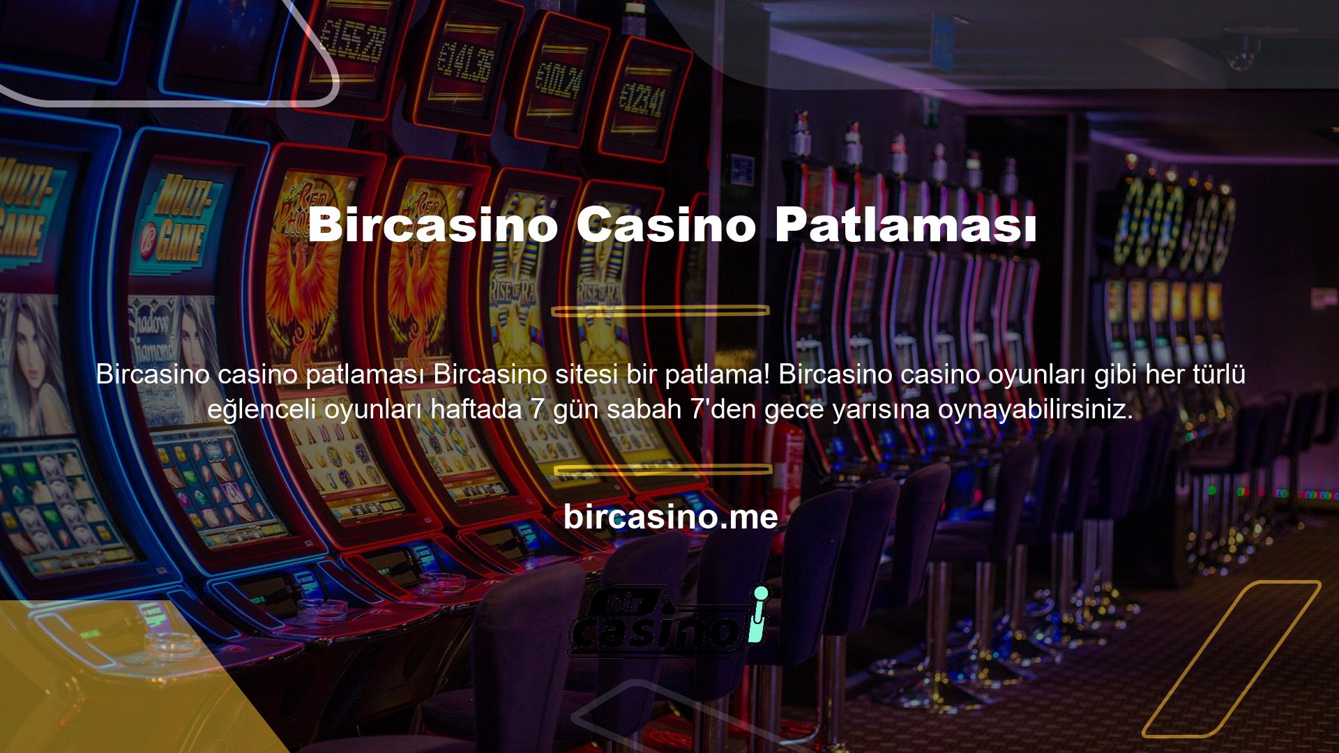 Hızlı para kazanmak istiyorsanız, Bircasino Casino sitesinde casino oyunları oynamak harika bir seçenektir