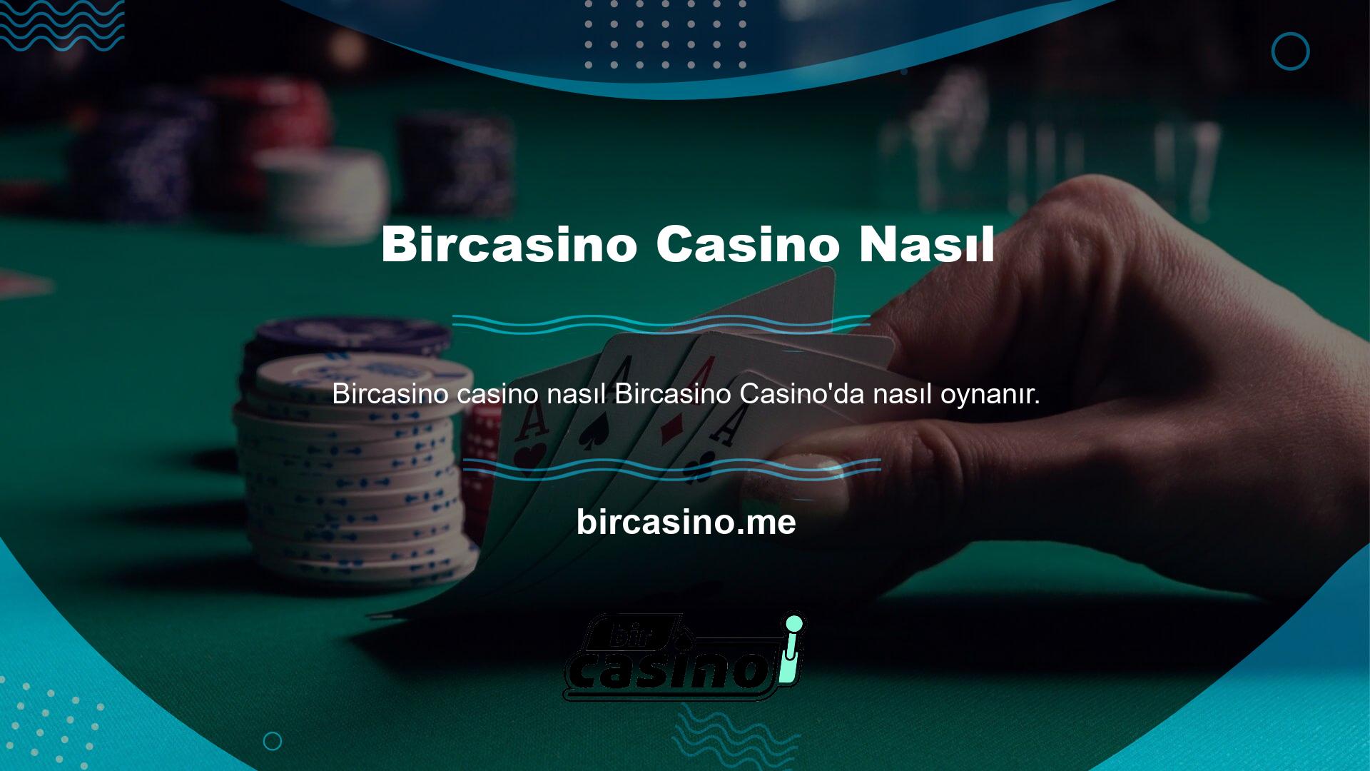 Her casino oyununun farklı oyun özellikleri vardır